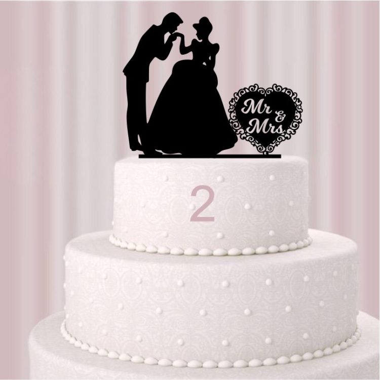 Cake-Topper Hochzeitstorte „Cinderella“ (2)
