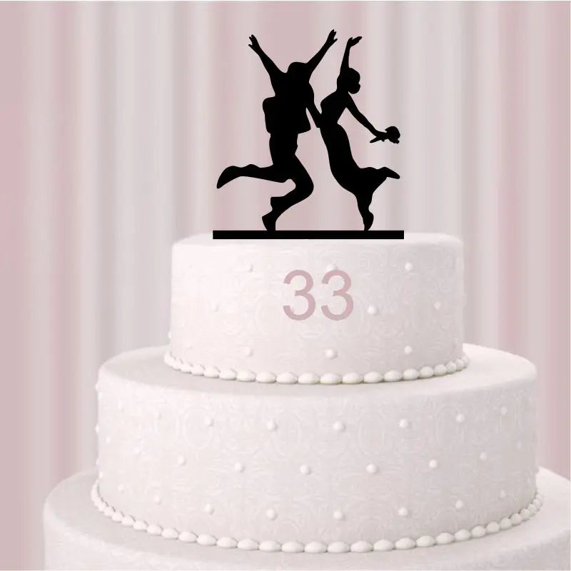 Cake-Topper Braut & Bräutigam „Happy“ (33)