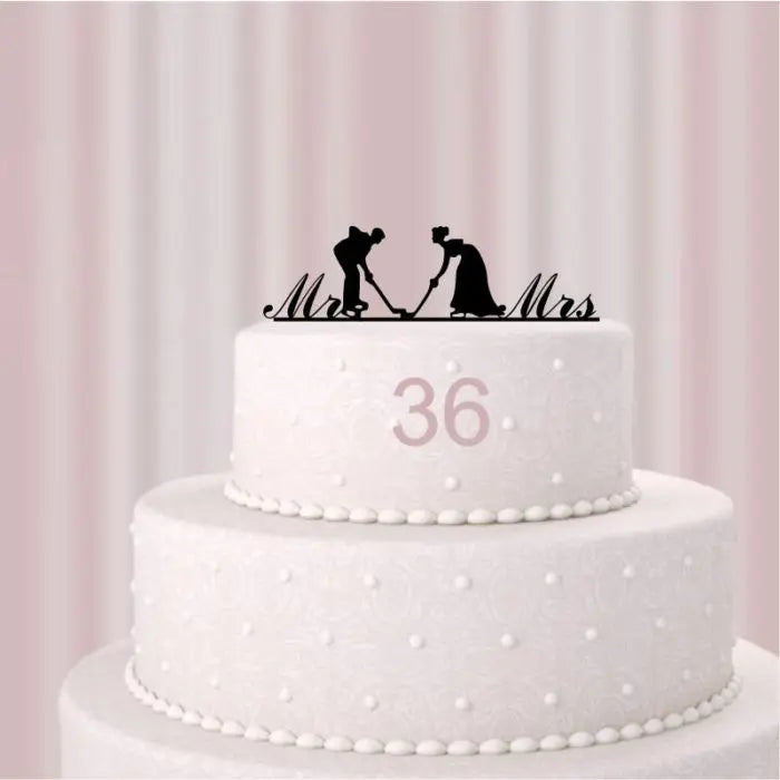 Cake-Topper Braut & Bräutigam „Golf“ (36)