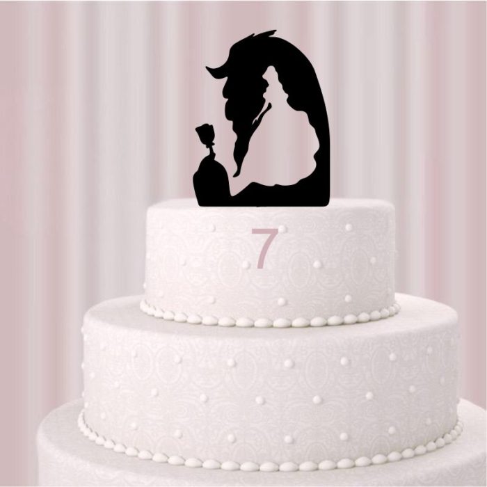 Cake-Topper Die Schöne und das Biest (7)