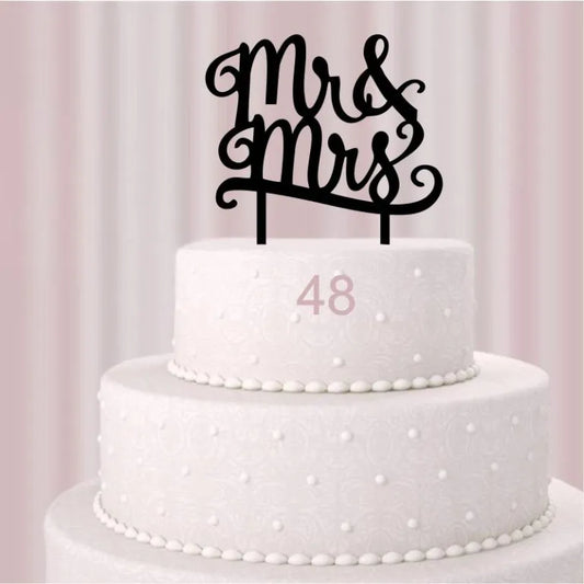 Cake-Topper Hochzeit Mr. & Mrs. ( 48)